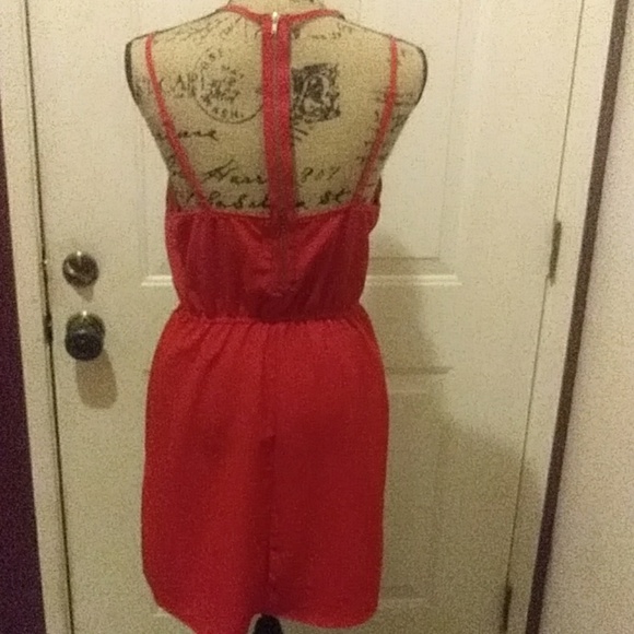 Red Summer Dress - Picture 3 of 5